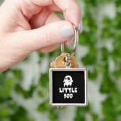 Porte-clés Petite Boo Dans Graphique De Halloween Cool (main)