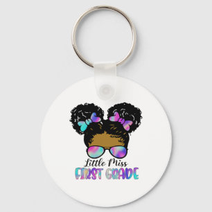Porte-clés Petite demoiselle 1ère année chignon désordonné re