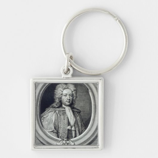 Porte-clés Petite ferme de William, gravée par George Vertue (Devant)