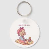 Porte-clés Petite Fille Jouant (Recto)