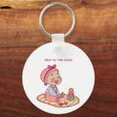 Porte-clés Petite Fille Jouant (Recto)