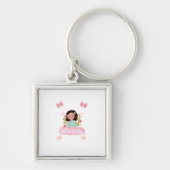 Porte-clés petite fille mignonne (Devant)
