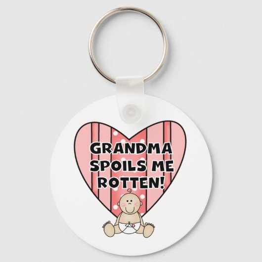 Porte-clés Petite grand-mère me vole (Recto)