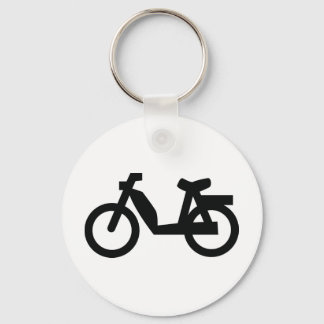 Porte-clés petite icône de cyclomoteur