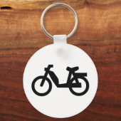Porte-clés petite icône de cyclomoteur (Recto)