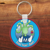 Porte-clés Petite méduse. Mauvaise Journée des cheveux ! (Recto)