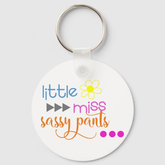 Porte-clés Petite Miss Sassy Pants (Recto)