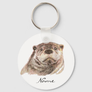 Porte-clés Petite Otter, Mignonne Nature Animale