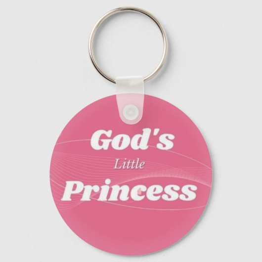 Porte-clés petite princesse de Dieu (Recto)