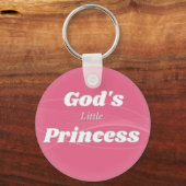 Porte-clés petite princesse de Dieu (Recto)