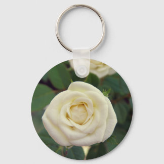 Porte-clés Petite Rose blanche