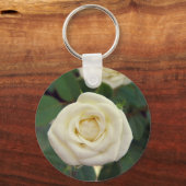 Porte-clés Petite Rose blanche (Recto)