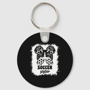 Porte-clés Petite soeur de foot fière pour les filles de Byby