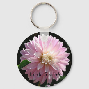 Porte-clés Petite Soeur ! Flore porte - clé Rose Dahlia