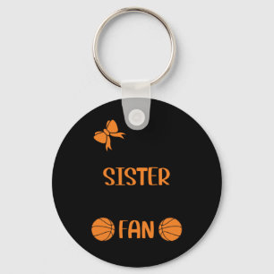 Porte-clés Petite Soeur Plus Grande Fan De Basketball Soeur