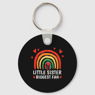 Porte-clés Petite soeur plus grande fan, fille boxeuse toute