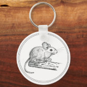 Porte-clés Petite Souris Crayon (Recto)