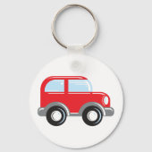 Porte-clés Petite voiture rouge (Recto)