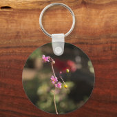 Porte-clés Petites Fleurs Roses (Recto)