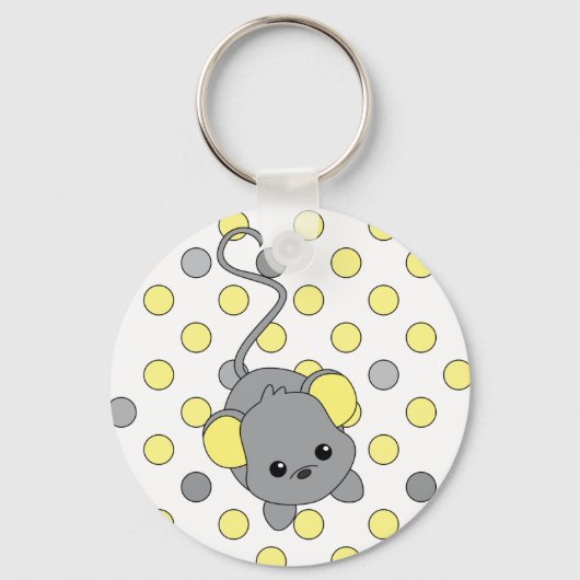 Porte-clés Petites oreilles jaunes (Recto)