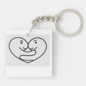 Porte-clés Petits Dinosaures de l'Amour (Dos)