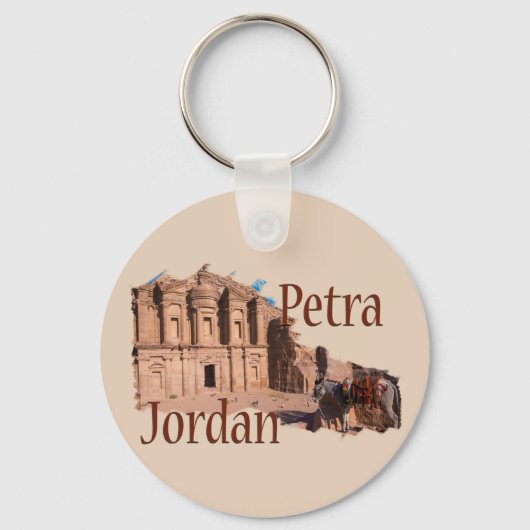 Porte-clés Petra, Jordan: The Monastery (Recto)
