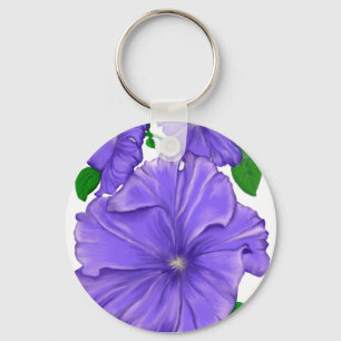 Porte-clés Pétunia pourpre