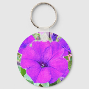 Porte-clés Pétunia pourpre