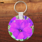 Porte-clés Petunia pourpre (Recto)