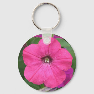 Porte-clés Pétunia rose