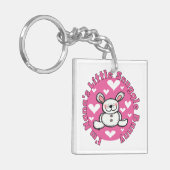 Porte-clés Peu de lapin du câlin de Nana (Devant gauche)