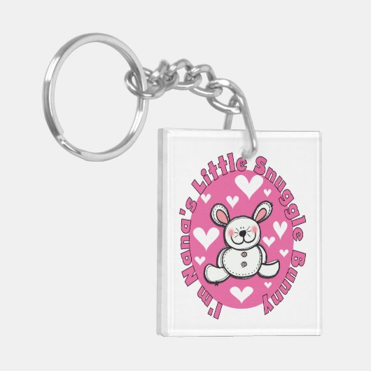 Porte-clés Peu de lapin du câlin de Nana (Devant gauche)