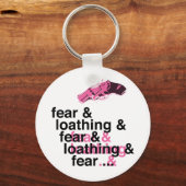 Porte-clés Peur et dégoût (Recto)