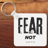 Porte-clés Peur pas Bible Verse Porte - clé (Recto)