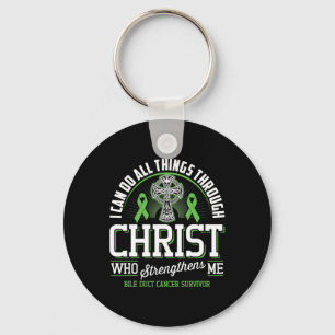 Porte-clés Peut faire toutes choses par le Christ Cancer des