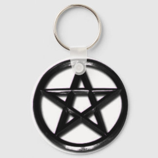 Porte-clés Pewter Pentacle porte - clé païen