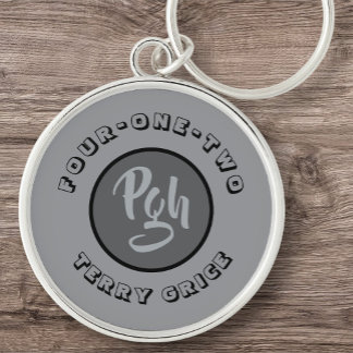 Porte-clés Pgh Sports Black Yinzer Quatre Un Deux Porte - clé