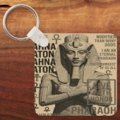 Porte-clés Pharaon Éternel - Accessoire Égyptien (Recto)