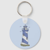 Porte-clés Phare bleu (Verso)
