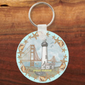 Porte-clés phare California Shells (Recto)