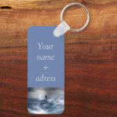 Porte-clés Phare dans la tempête - Porte - clé de la mer Balt (Verso)