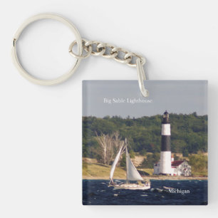 Porte-clés Phare de Big Sable de porte - clé d'eau