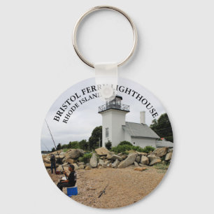 Porte-clés Phare de Bristol Ferry, Rhode Island Porte - clé
