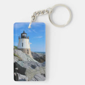 Porte-clés Phare de Castle Hill, Rhode Island (Dos)