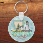 Porte-clés phare de Louisiane (Recto)