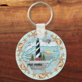 Porte-clés Phare de North Carolina Shells (Recto)