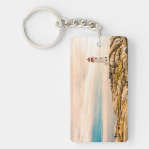 Porte-clés Phare de Nouvelle-Écosse stylisé