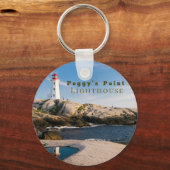 Porte-clés Phare de Peggys Point Canada atlantique (Recto)