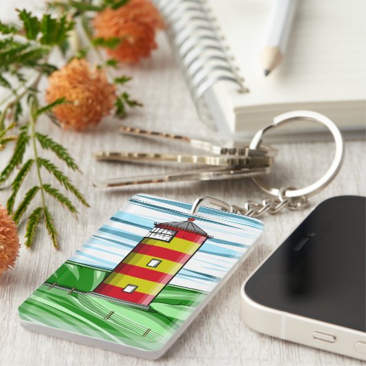 Porte-clés Phare de Pilsum Lighthouse (Devant droit)