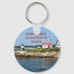 Porte-clés Phare de Ram Island, Porte - clé du Maine